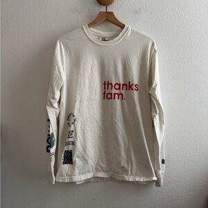 Salehe Bembury New Balance Friend And Family 1/100 White Long Sleeve Tee